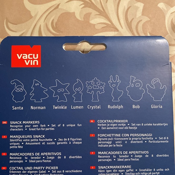 NWT snack Markers/picks by Vacu Vin(Netherlands) - Picture 3 of 4